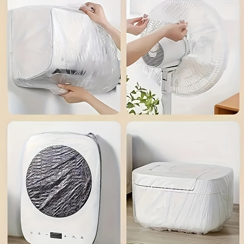 Large Clear Polyester Appliance Dust Cover for Ovens and Air Conditioners