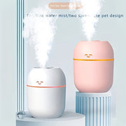 Portable USB Essential Oil Diffuser Humidifier with Night Light 220ml