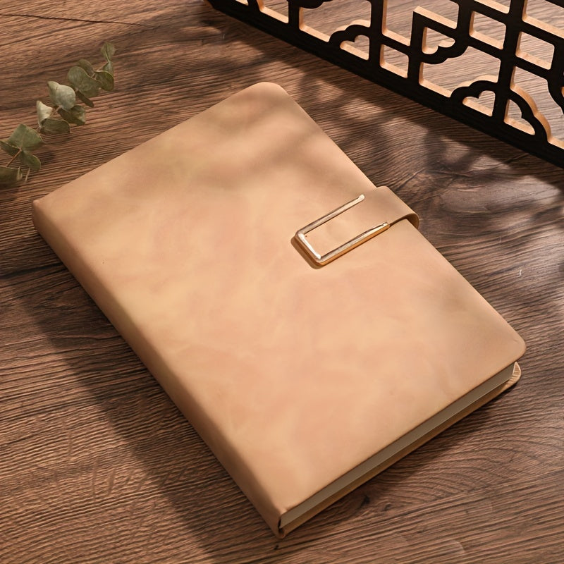 A5 faux charm qog'ozli daftar, ruchka tutqichli, yumshoq muqova, talaba va mutaxassislar uchun ko'p ranglarda