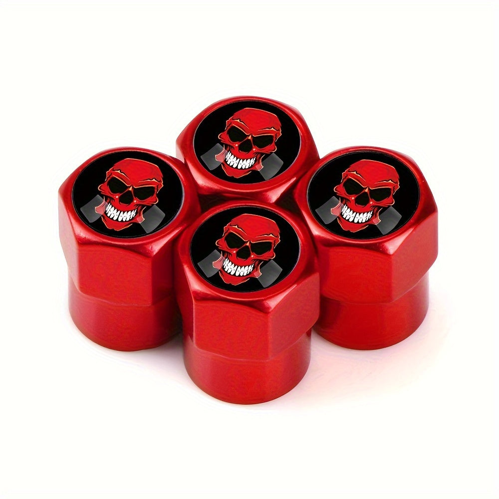 Universal Car Tire Valve Cap Stem Skeleton Style Wheel Accessories Gift