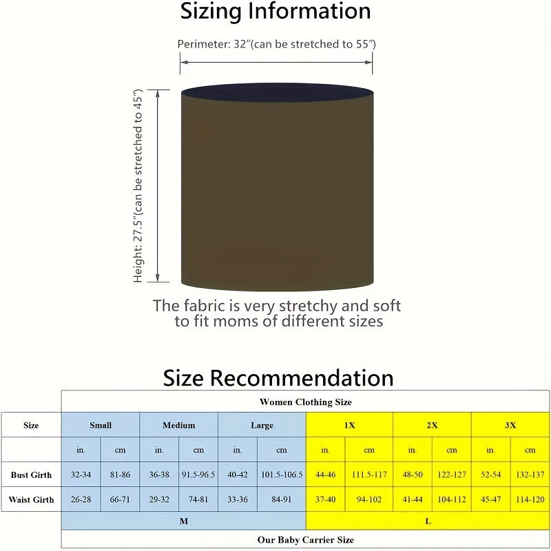 Baby Towel Solid Rayon Front Back Towel Slings for Infants and Toddlers