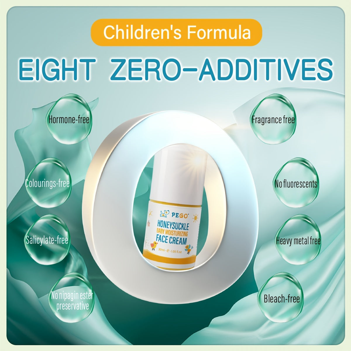 Honeysuckle Moisturizing Face Lotion with Chamomile Glycerin 30g for Sensitive Skin