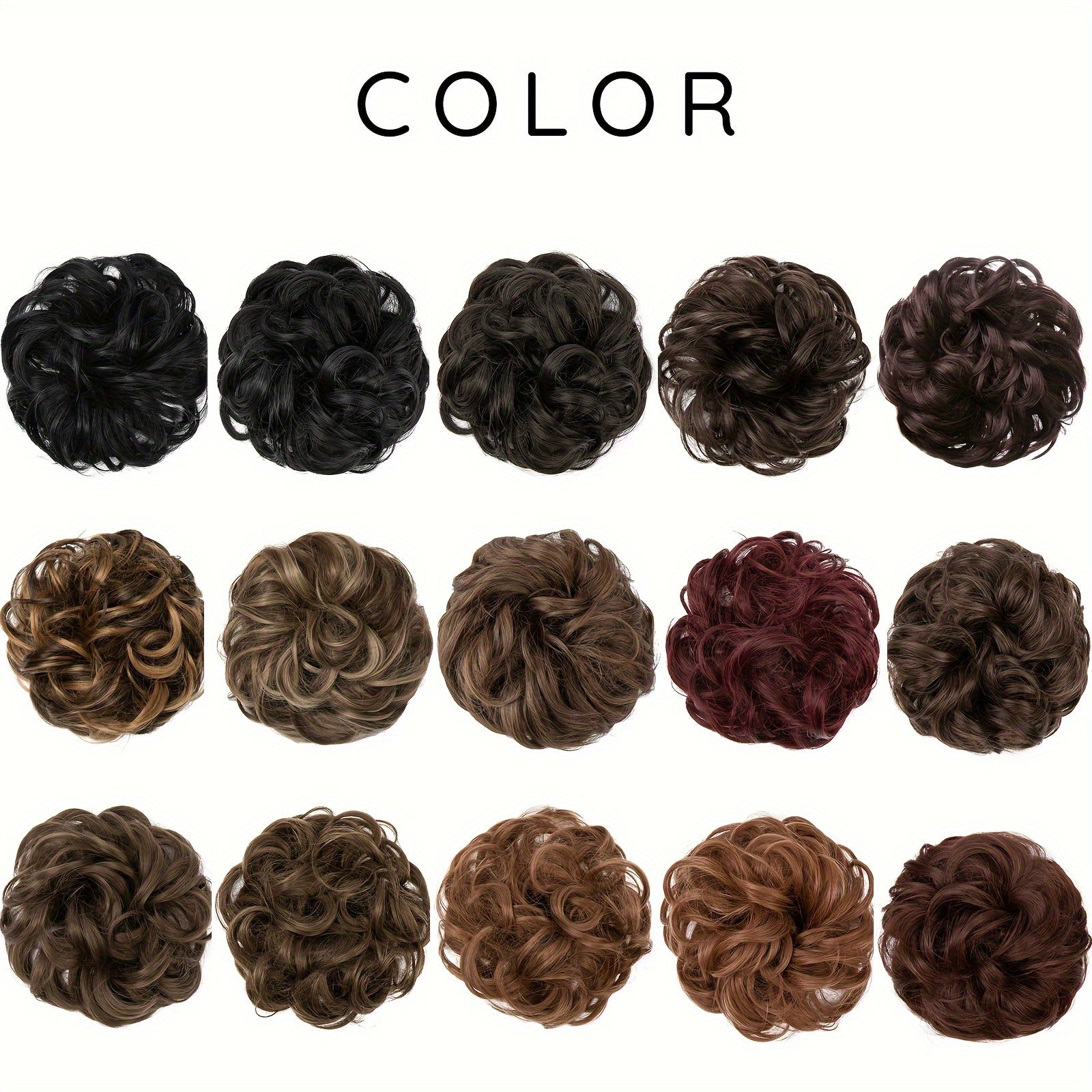 Adult Women Hair Curling Curtain With 40 Colors Synthetic Fiber High-Temperature Silk