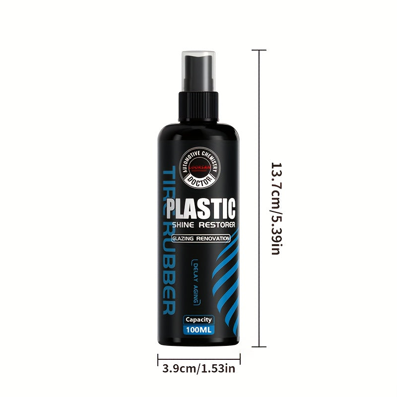 100ml Car Engine Plastic Restoration Kit Protects Shine and Gloss