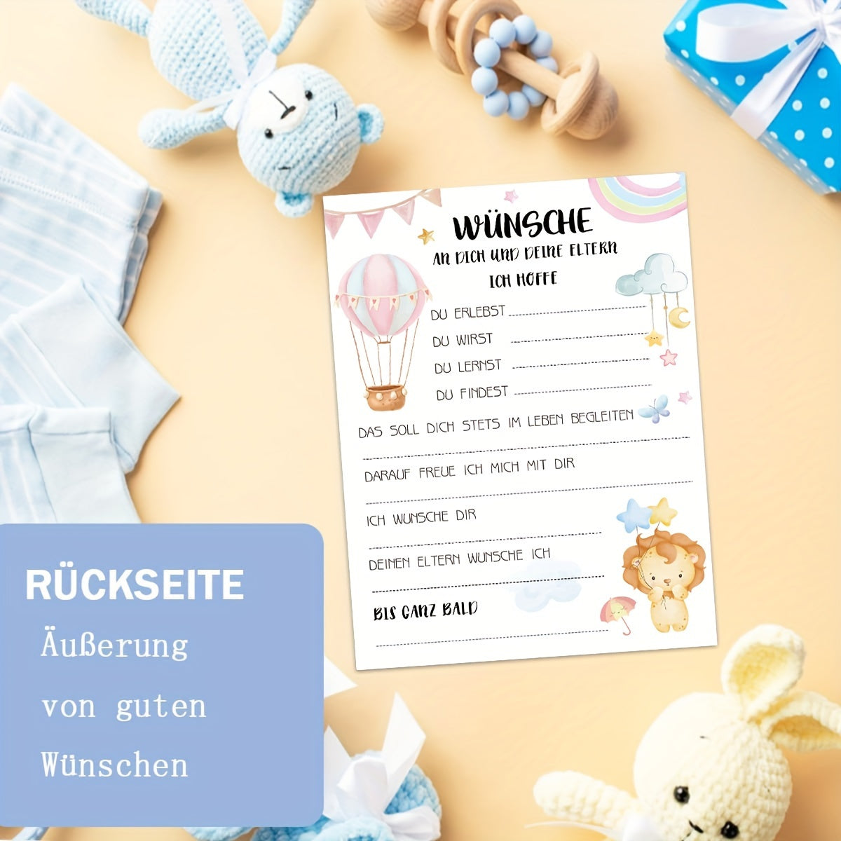 25 ta dush bashorati va maslahat kartalari to'plami, ko'p tilli interaktiv o'yin, qog'ozdan tayyorlangan, 14 yosh va undan katta yoshdagilar uchun mos, jinsga oid bo'lmagan partiya faoliyati yozuvlari.