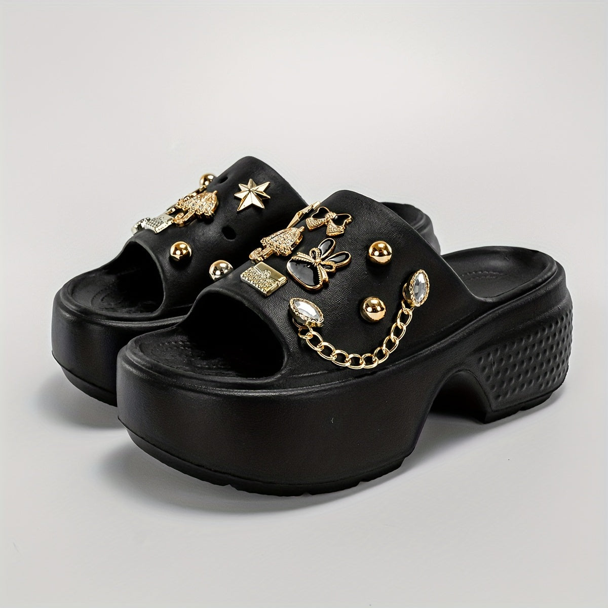 Women's Summer Sandals Thick Bottom Rubber Flats Rubber Slippers