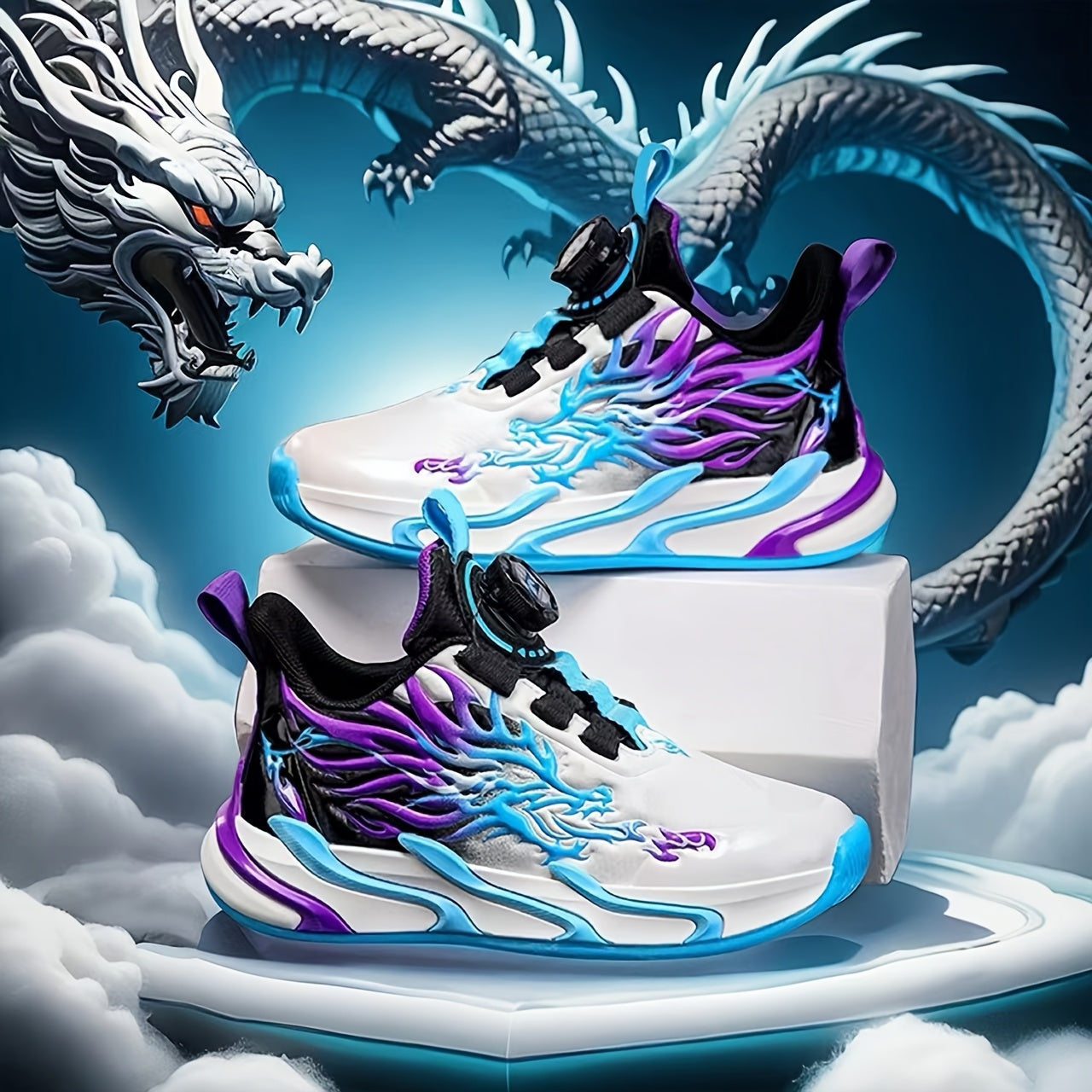 Youth Striped Low Top Sneakers for Boys with PU Upper and PVC Sole