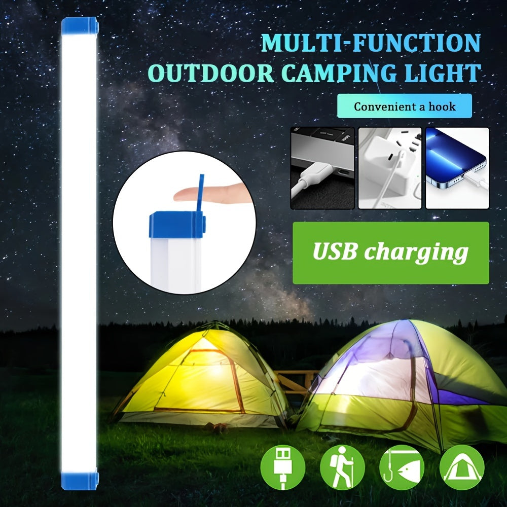 Lihangstar LED Camping Tube: Qayta zaryadlanadigan, Magnit quyruq, 3 ta yoritish rejimi, Geometrik dizayn, Portativ bozor yoritgichi, Osma qopqoq, O'z-o'zidan turadigan, Devorga o'rnatiladigan, 400mAh batareya, Yotoqxona tungi yoritgichi