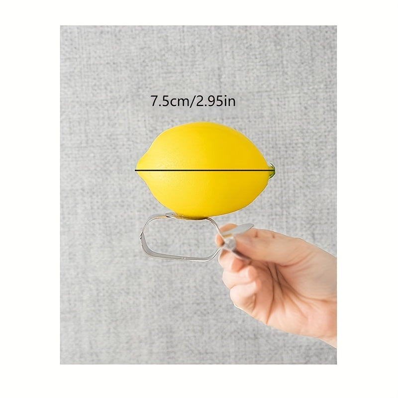 Lemon Curtain Clip Punch-Free Kitchen Door Holdback Home Decor 1pc