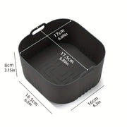 Qayta ishlatiladigan silikon pishirish matolari havo fritözlari uchun 2 ta paket, yopishmaydigan linzalar HD9252 HD9200