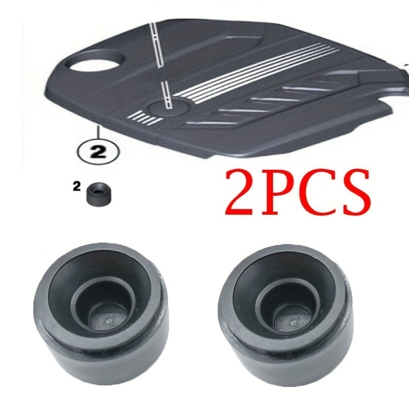 2PCS Rubber Engine Cover Mounts for 1 2 3 4 5 6 7 Series Vehicle Protection