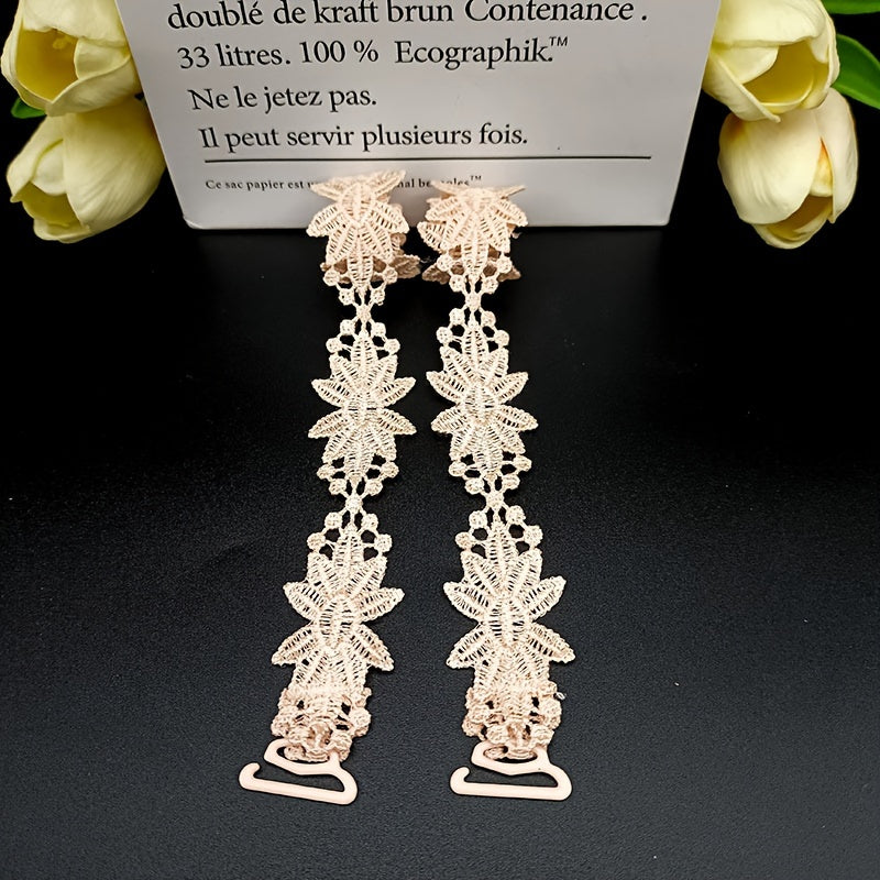 Polyester Plaid Bra Shoulder Strap Replacements 3 Pieces