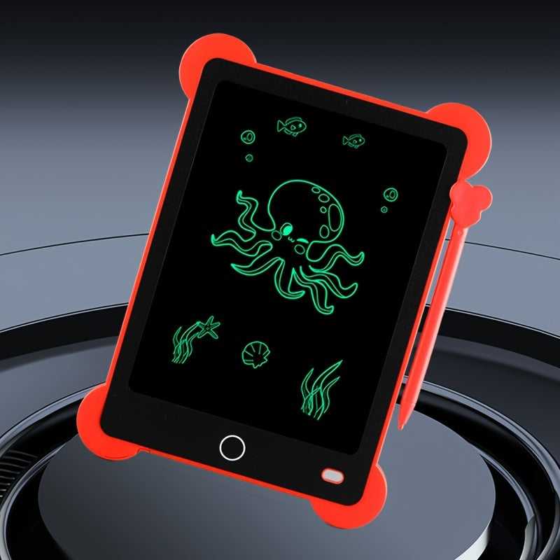 Tableta de escritura LCD de 21.59cm para dibujar y garabatear con borrado con un clic para niños y adultos