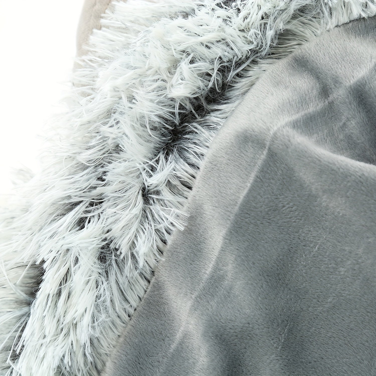 Double Layer Plush Sofa Blanket for Couch Bed and Office Warm Cozy Soft