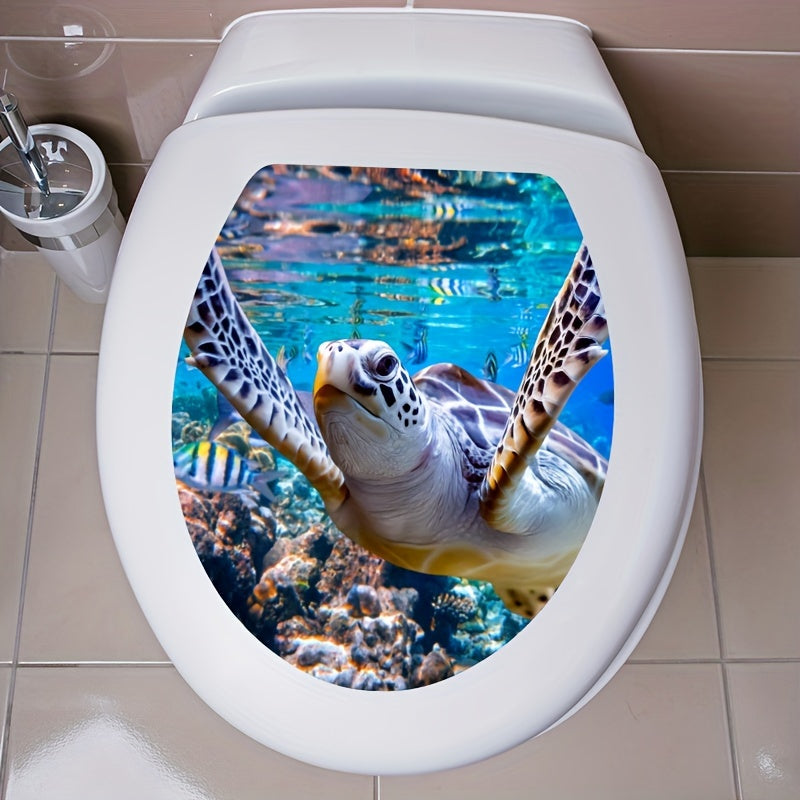 Hazilomali hojatxona qopqog'i dekali, hojatxona ta'miri va uy aksessuarlar uchun olib tashlanadigan o'z-o'zidan yopishqoq stiker. Estetik xona dekoratsiyasi uchun mukammal.