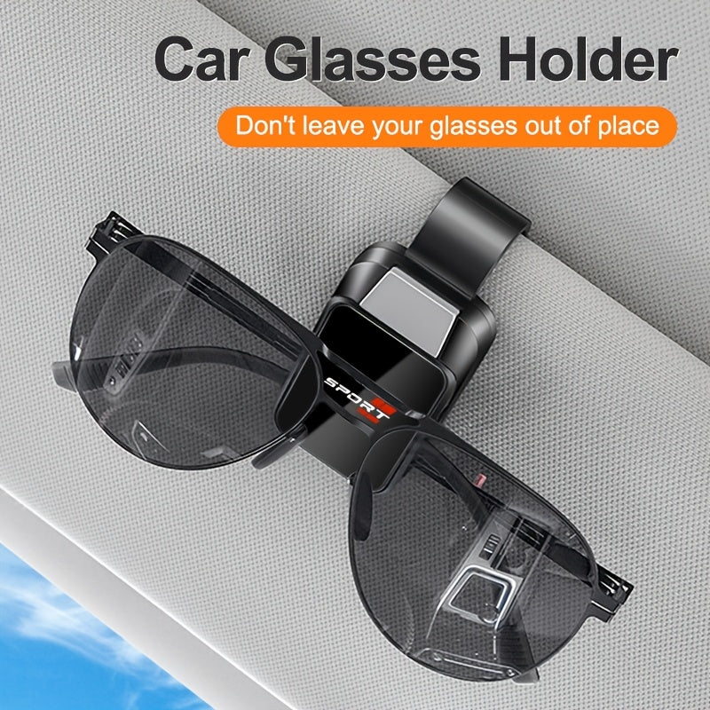 Sports Car Glasses Clips Sun Visor Storage Waterproof Scratch-Resistant