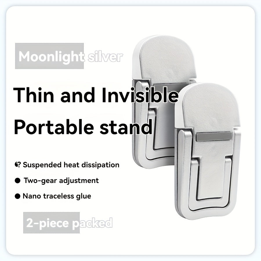 Adjustable Laptop Stand with Folding Portable Base and Height Adjustment