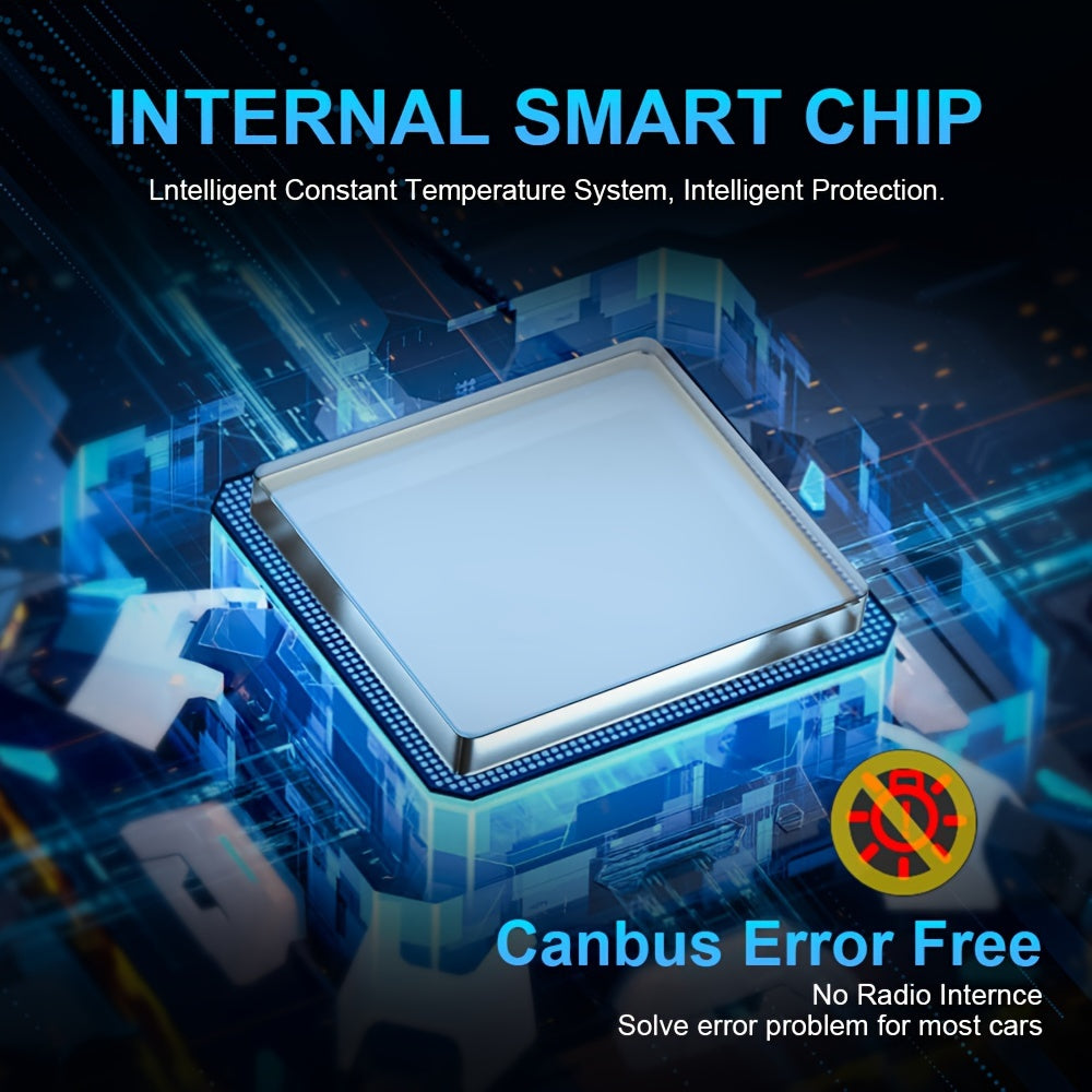 2 Pcs H4 LED Headlight Bulbs Car Motorcycle White Bright 8000 Lumens 6000K