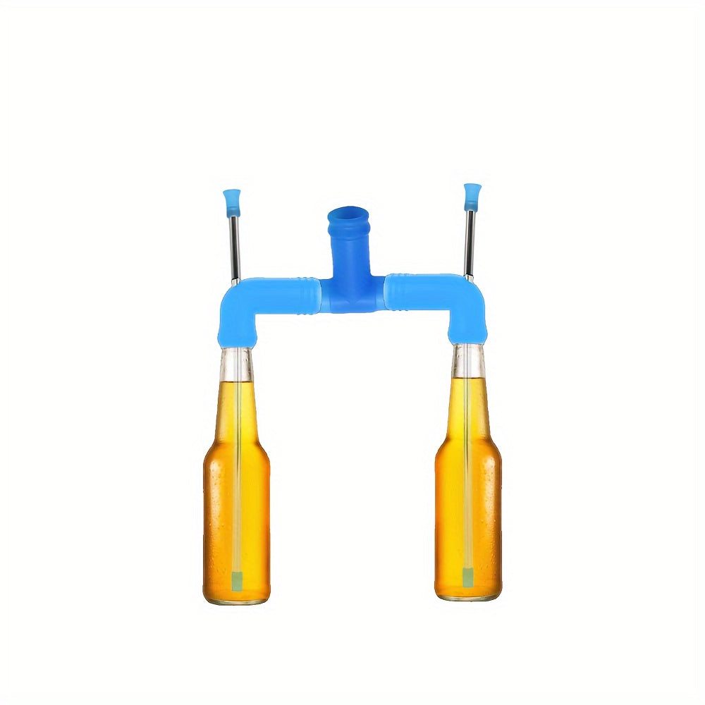Uniseks zanglamaydigan po'latdan yasalgan ikki tomonlama pivo va sigaret uchun quvur tutgichi