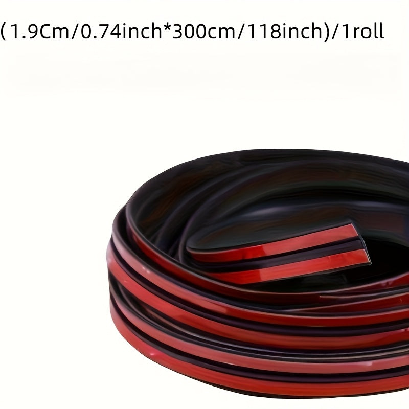 Universal Car Windshield Seal Strip TPE Rubber Waterproof Dustproof Noise Reduction