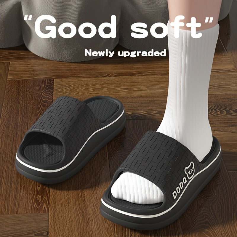 Женские EVA слайды - летние пляжные шлепанцы для бассейна и отдыха с принтом лапы