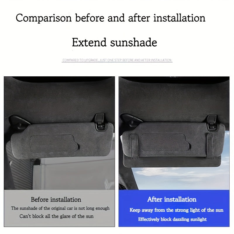 Universal Car Sun Visor Effective Light Blocking Durable Design