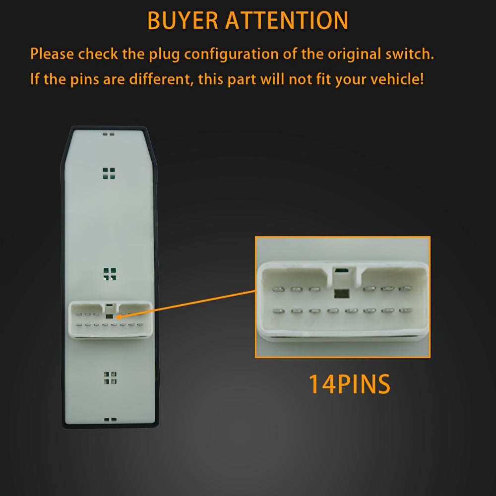 Front Left Window Lift Switch Auto Fit for Lacetti LHD Without Battery