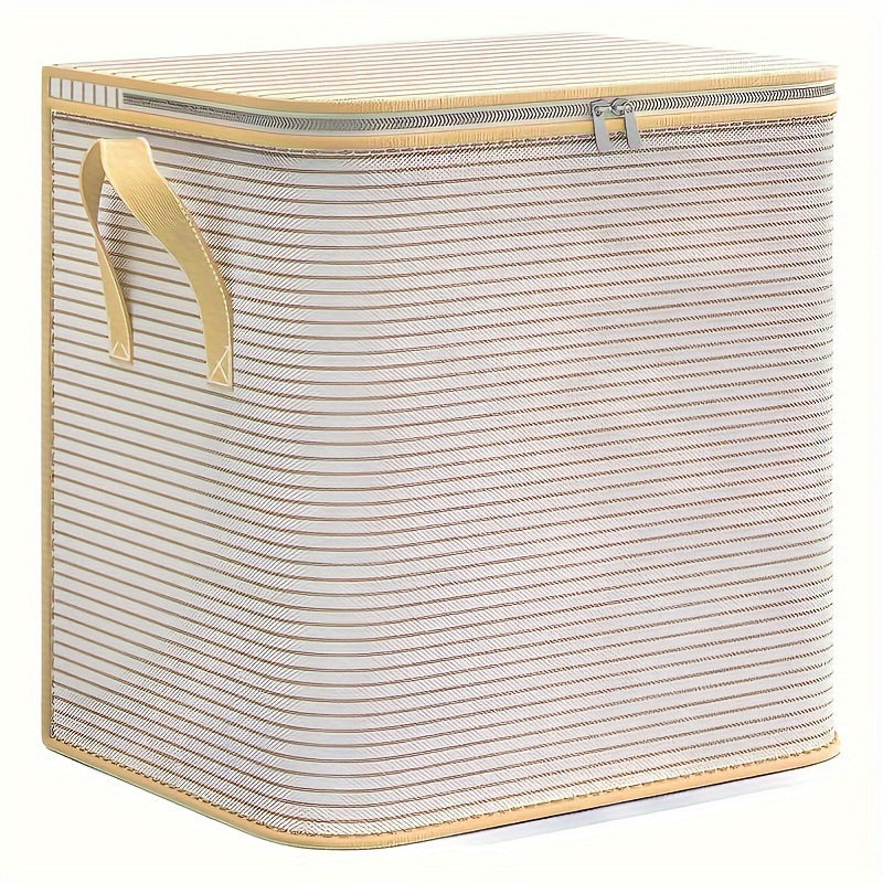 Bolsa de almacenamiento plegable para ropa y ropa de cama, organizador resistente al agua con cremallera