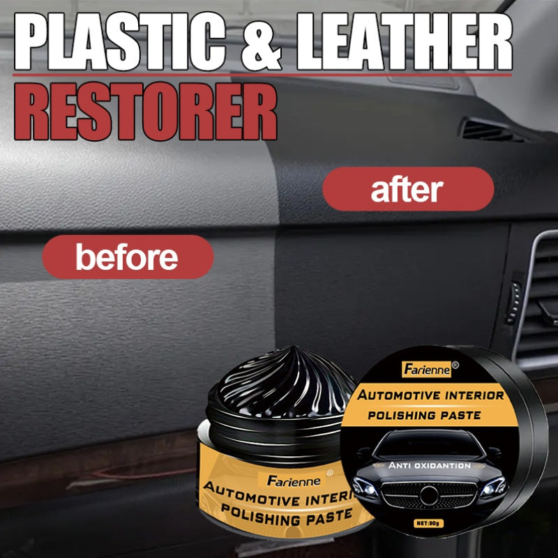 Набор для восстановления интерьера автомобиля: очиститель пластика, кожи, панелей и шин