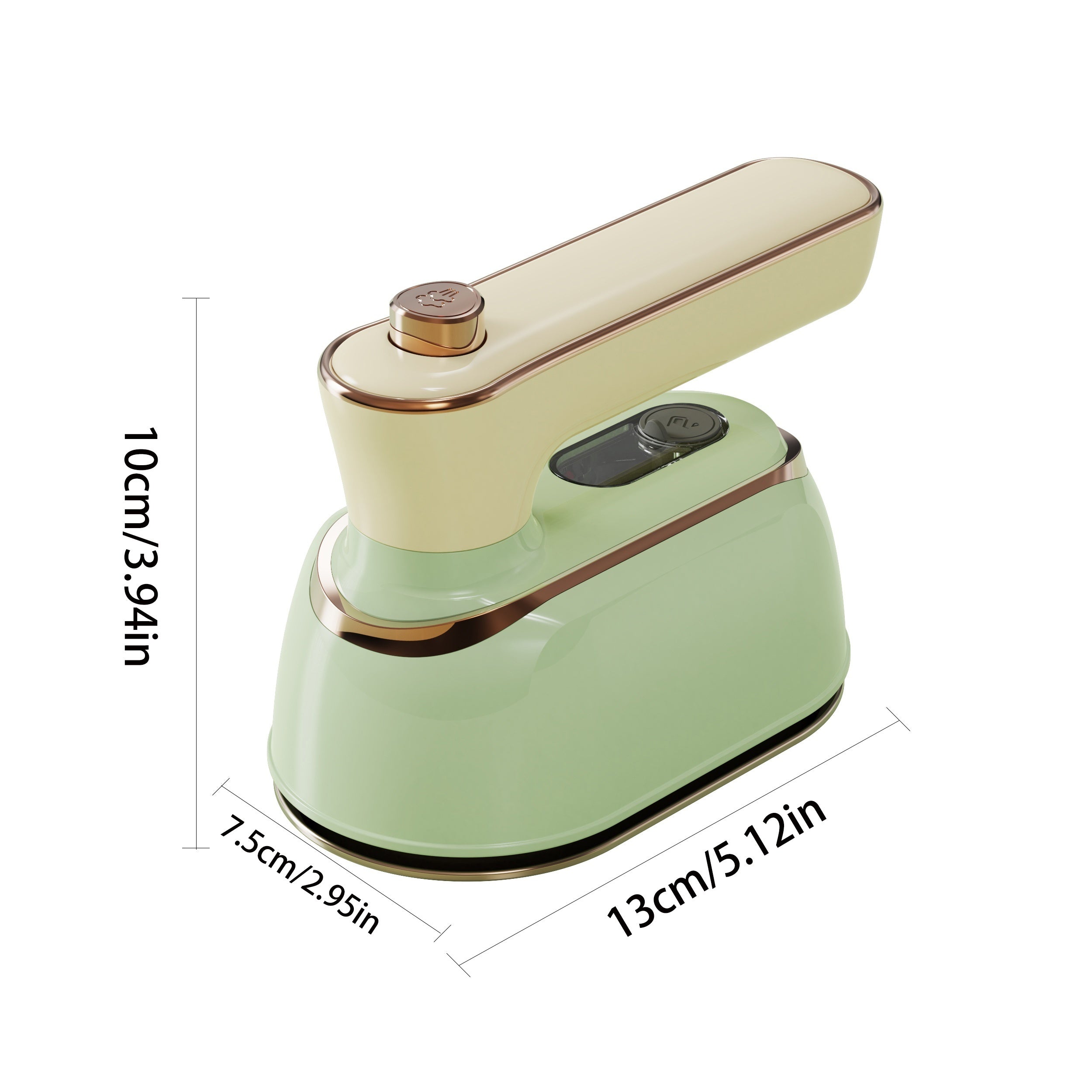 Mini Steam Iron Portable Handheld Clothing Steamer With Foldable Handle