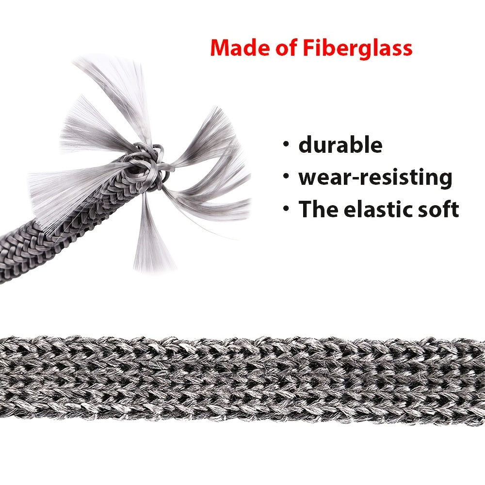 Black Self-Adhesive Glass Chimney Door Seal Tape 2.5M Fireplace Stove Gasket