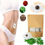 Herbal Ginger Patches Pack of 30/60 Breathable Non-Woven Fabric for Navel Use Unisex