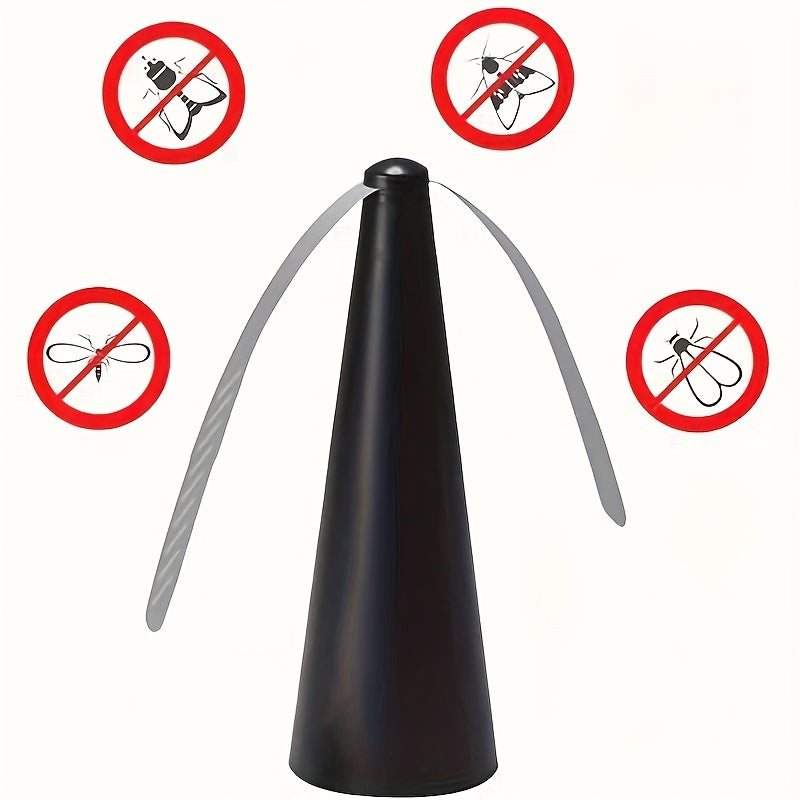 Outdoor Mosquito Repellent Fan Battery Powered Fly Catcher for Kitchen Home