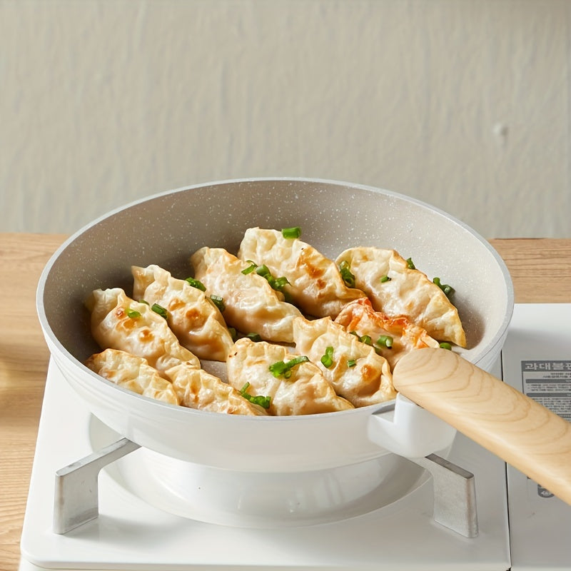 1 dona COOKER KING Restoran Non-Stick Qovurish Panasi, 9.45 Dyum/24 Sm Shisha Qopqoq bilan, Toksik Bo'lmagan, PTFE va PFOA dan Ozod, Induksiyaga Tayyor, Barcha Pishirish Plitalari bilan Mos Kelayotgan