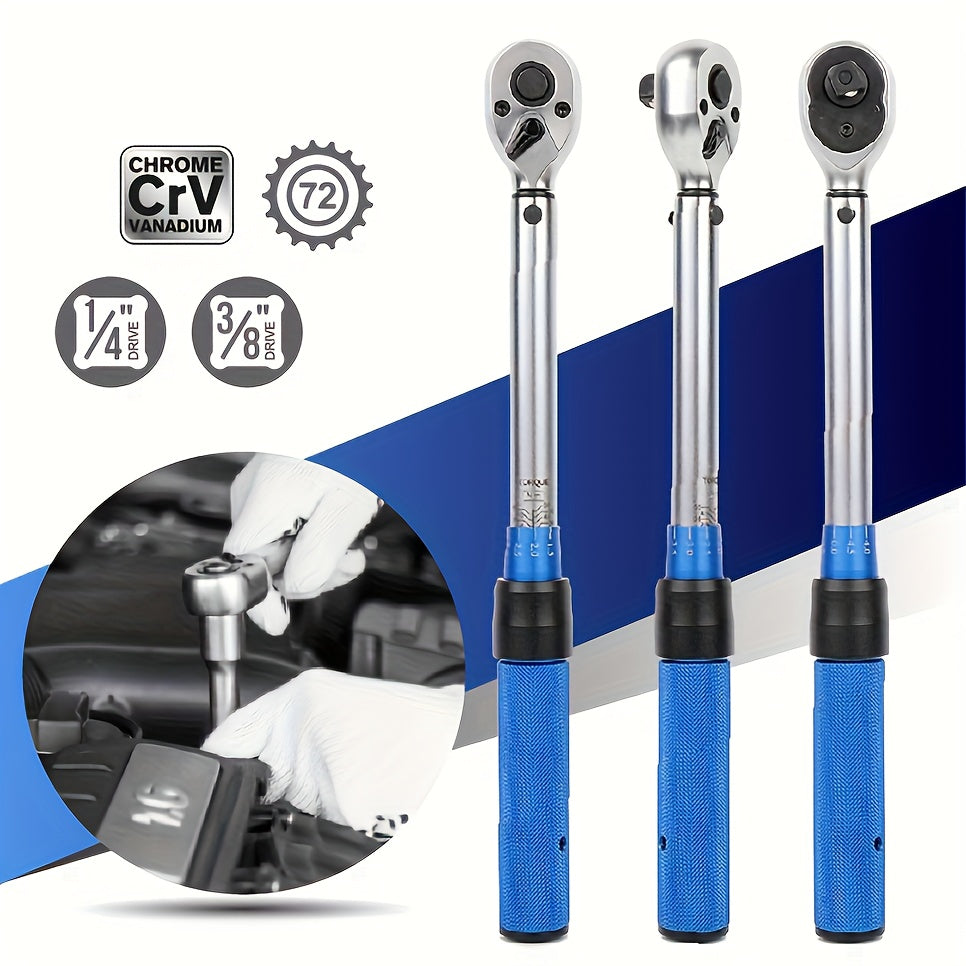 Adjustable Industrial-Grade Torque Wrench Auto Mechanic Tool for Accurate Torque
