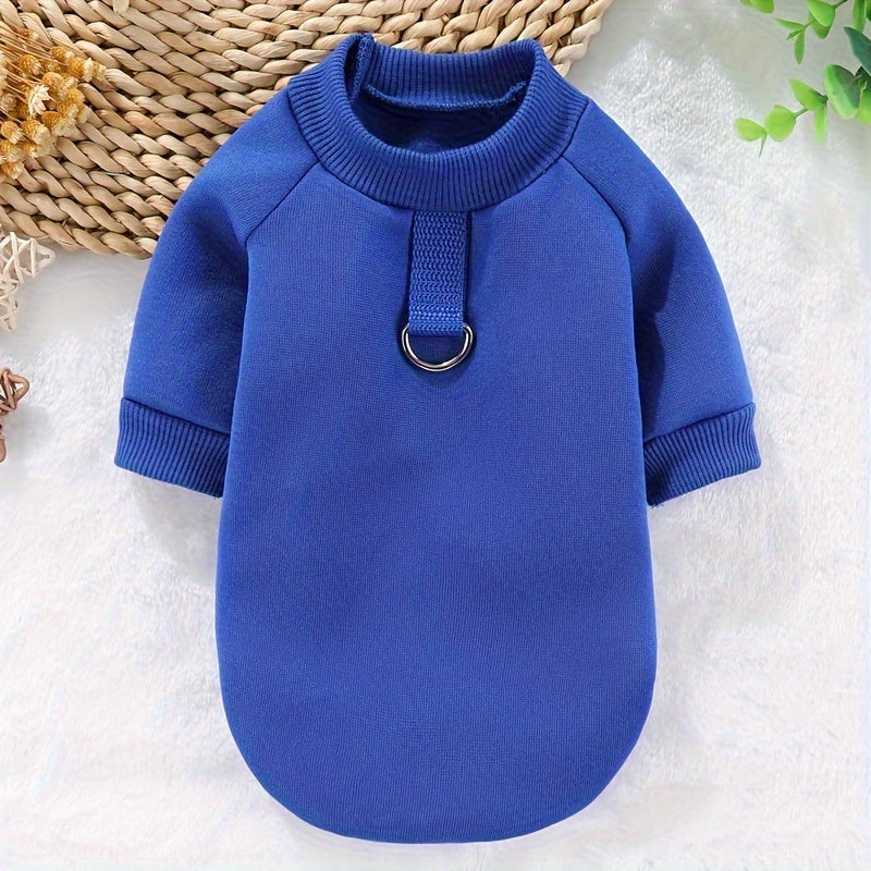 Winter Pet Hoodie with Leash Attachment for Small to Large Dogs and Cats