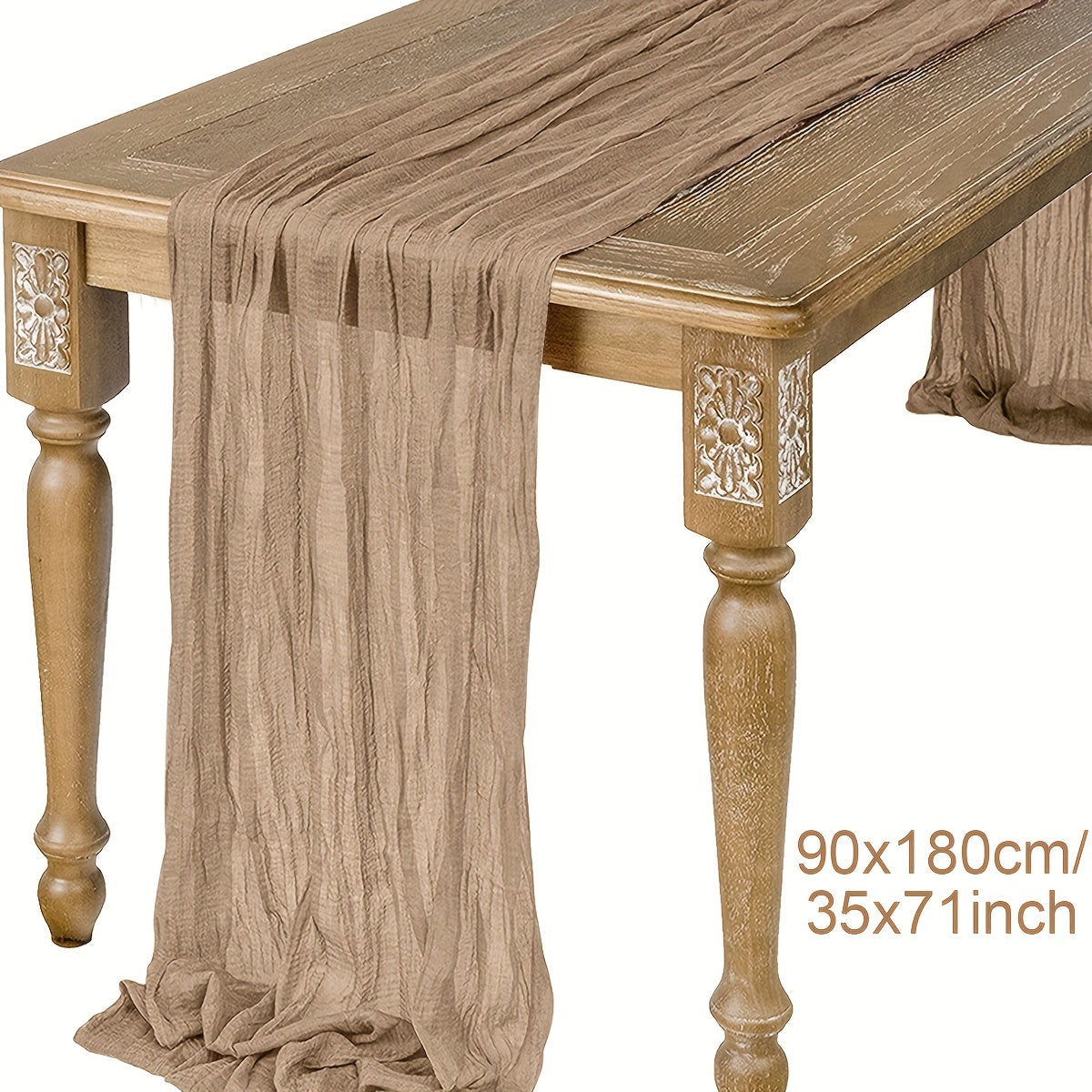 Pink Polyester Table Runner 90x180cm for Weddings Parties and Home Decor