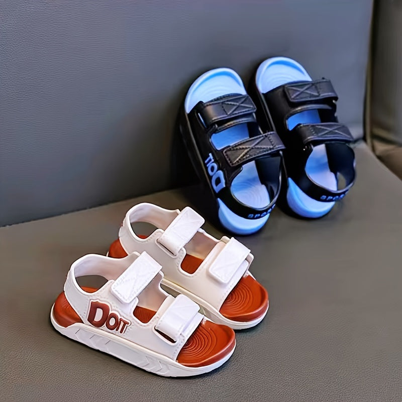 Детские мультяшные сандалии дышащие прочные легкие на резиновой подошве ПВХ для улицы и пляжа
