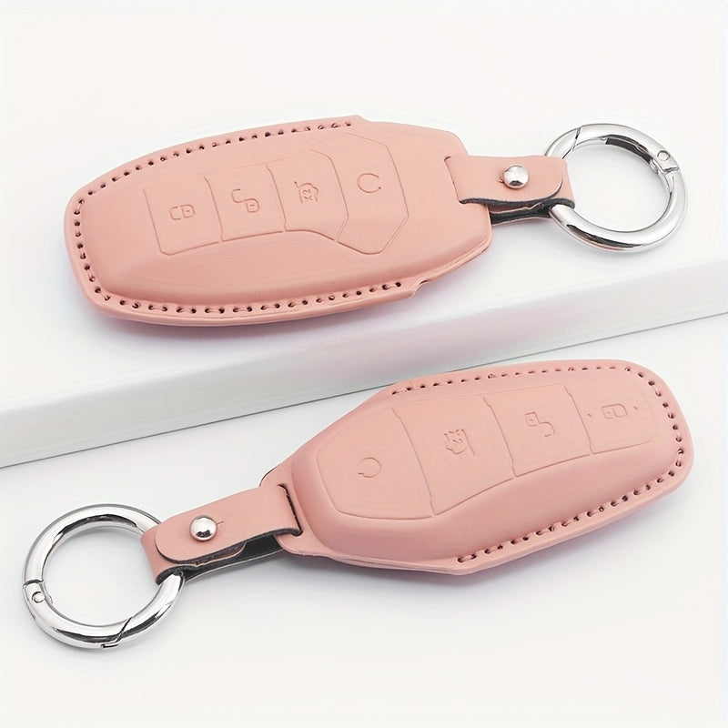 PU Leather Key Case for 25 Car Models Compatible with D9 Z9 Seagull