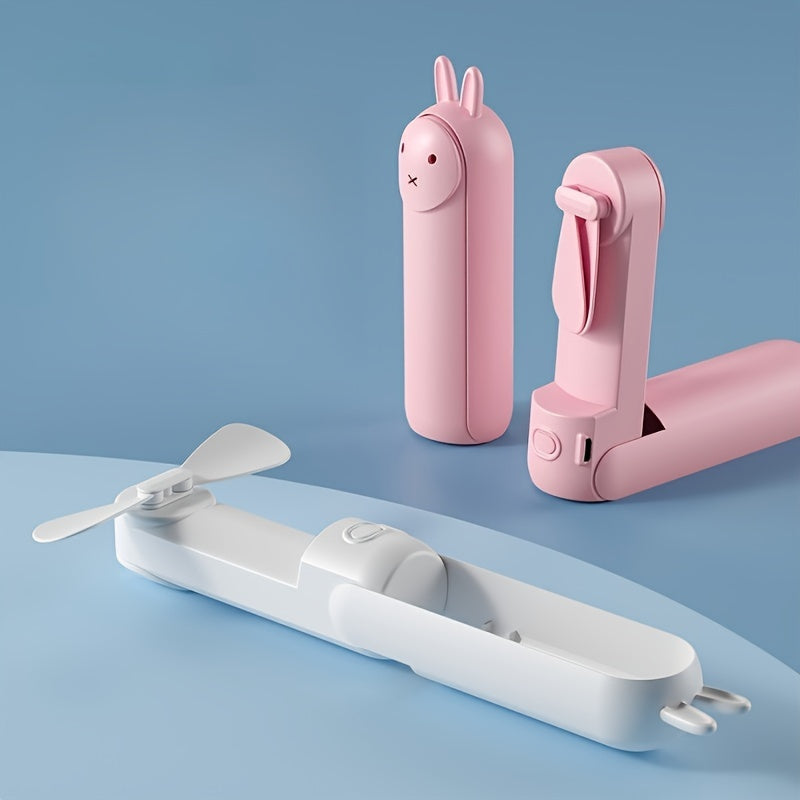 Mini Handheld Fan USB Rechargeable Portable Personal Fan for Travel Summer Concerts