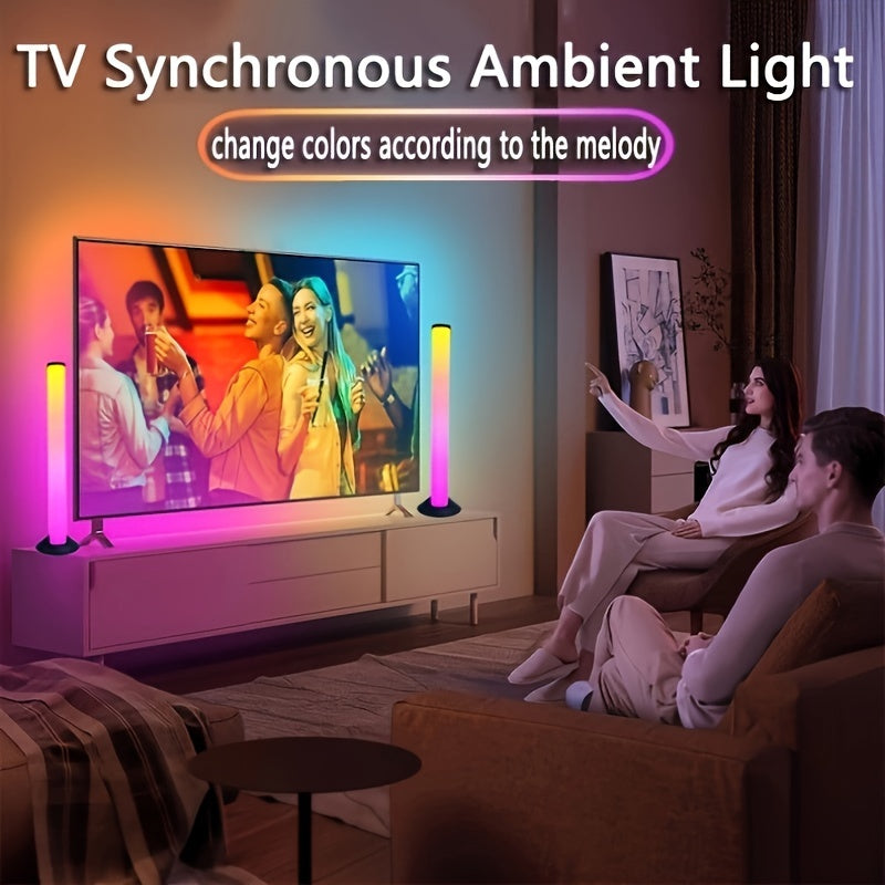 Smart LED Light Bars with App Control USB Powered Multi-Color Ambient Lighting for Gaming TV Backlight Home Office Living Room Parties