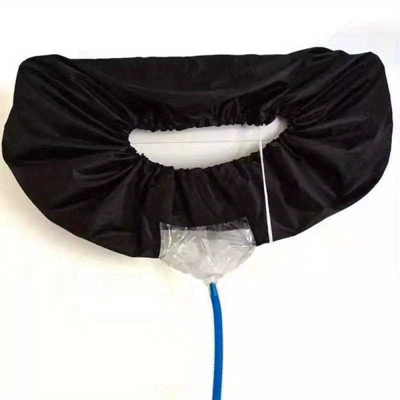 Air Conditioner Cover with Elastic Retractable Rope Polyester Easy Maintenance