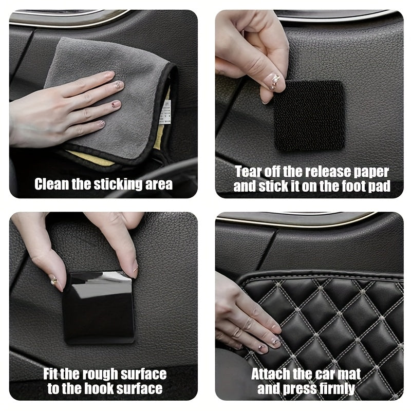Car Floor Mat Fixing Stickers 20pcs Anti-Slip High-Temperature Resistant