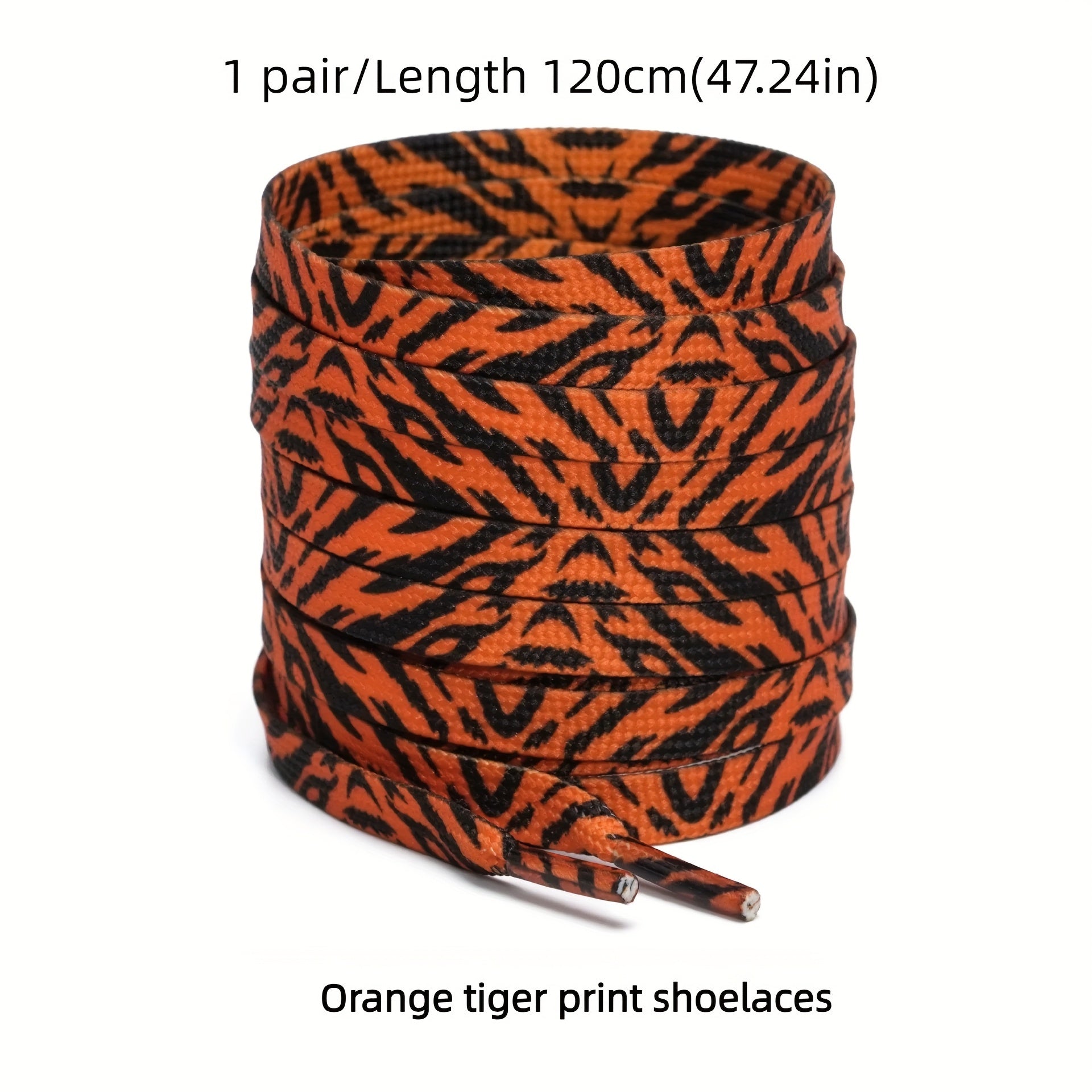 Unisex Polyester Spandex Animal Print Laces for Sneakers Casual Shoes