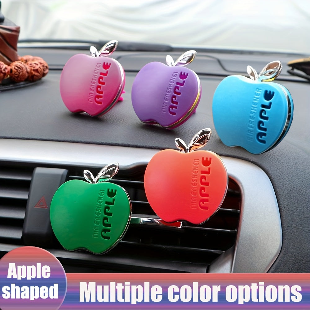 Автомобильный аксессуар Ароматизатор для автомобиля в форме яблока, многоцветный, длительный аромат