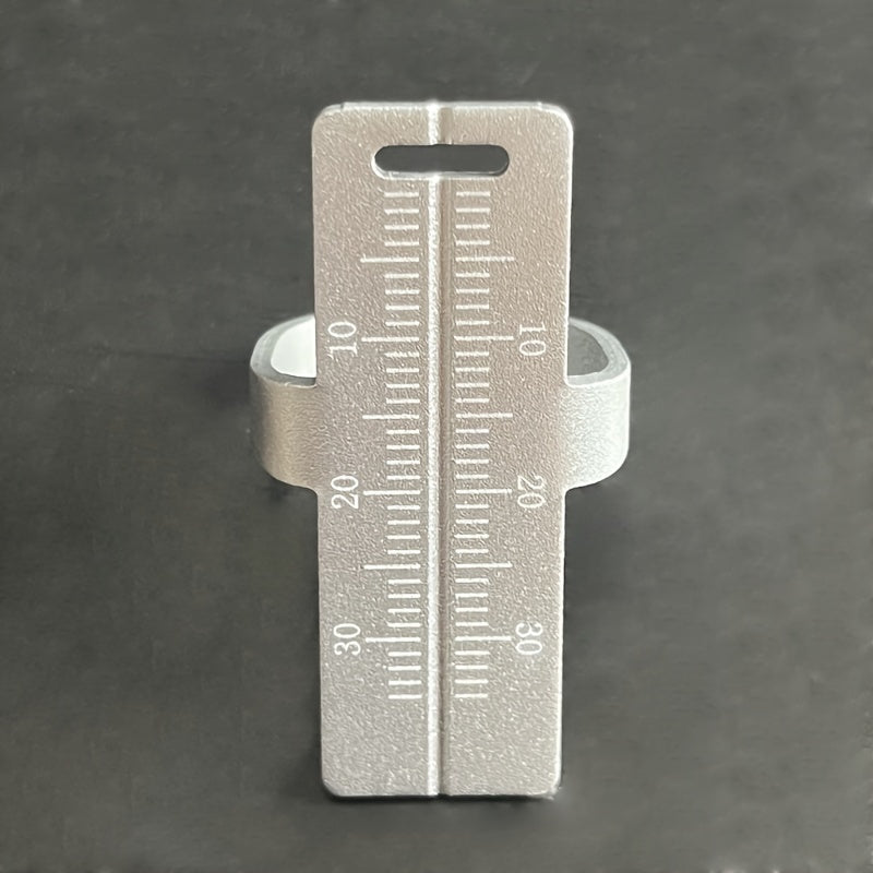 Aluminum Alloy Oral Care Ruler with Straight and Colorful Measurement Options