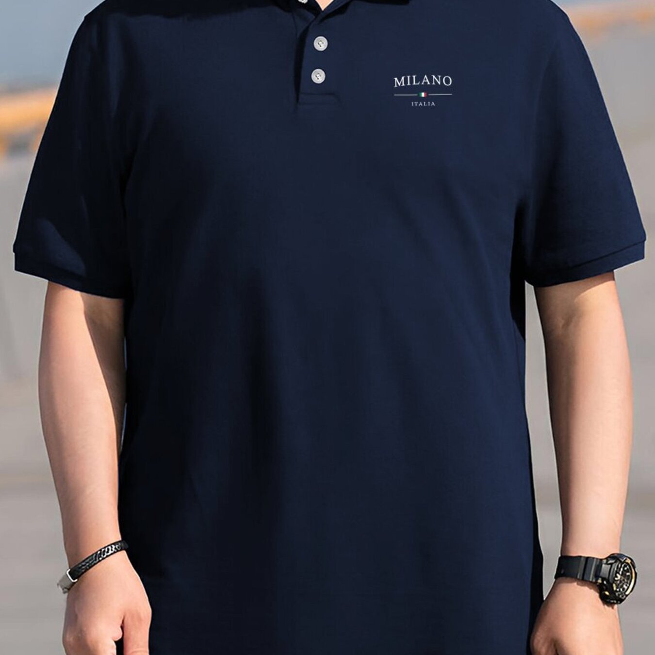 Plus Size Men's Alphabet Pattern Polyester Shirt Short Sleeve Lapel Summer Workwear Regular Fit