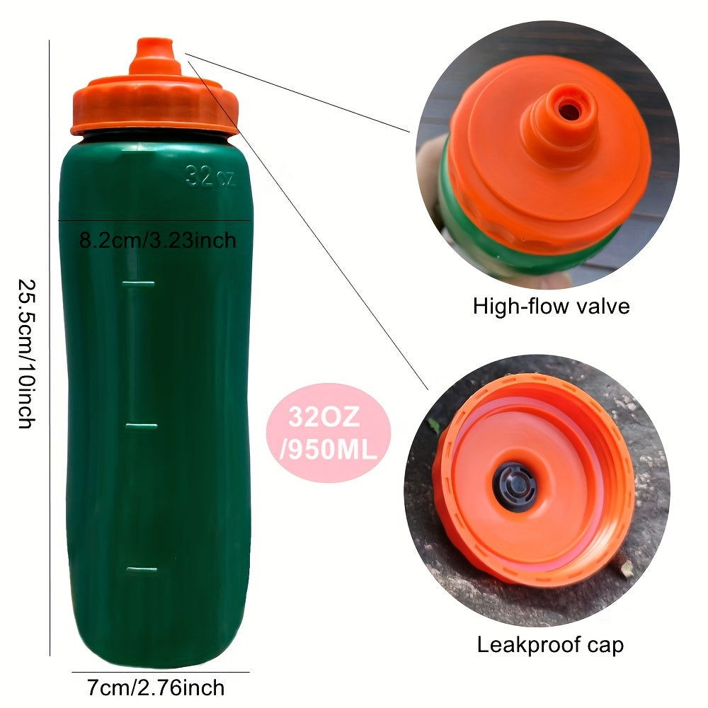 3 Pack 32oz Leak-Proof Sports Water Bottles for Gym Running and Outdoor Activities