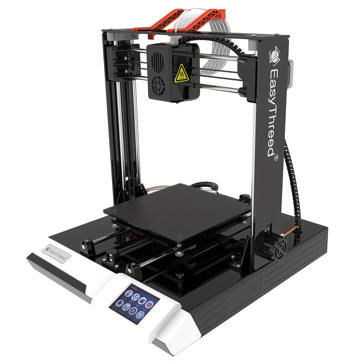 3D Printer with Heated Bed and Screen 5.9x5.9x5.9 Inches Low Noise EU Plug