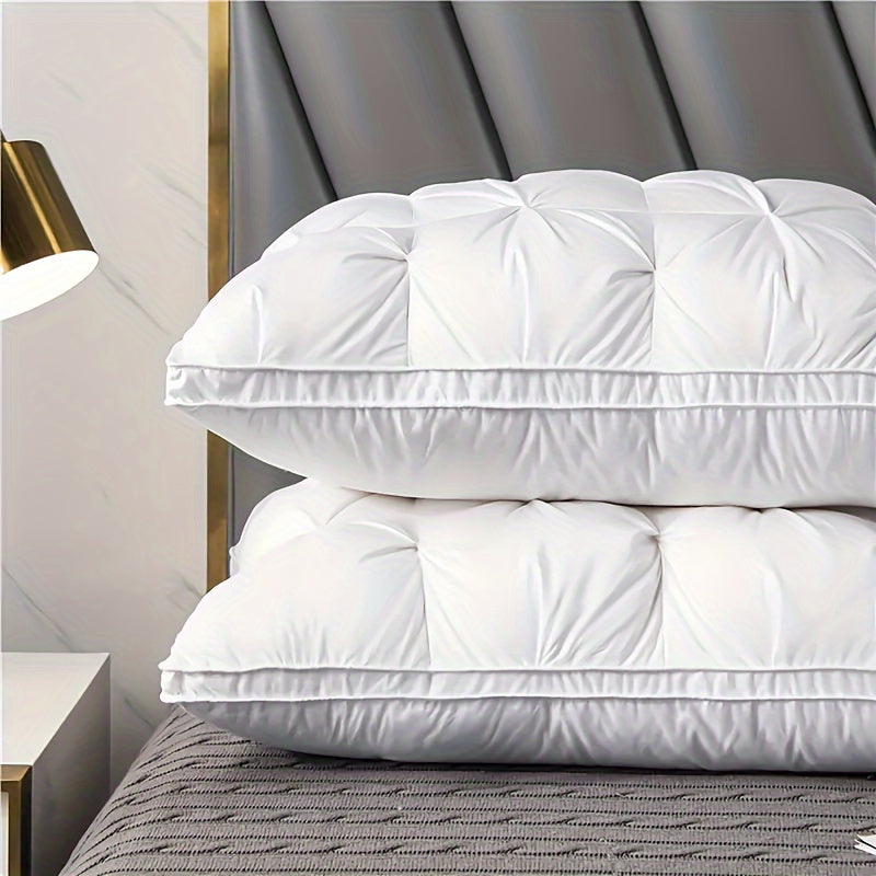 Hotel Pillow Insert with Neck Support Pressure-Relieving for Bedroom Home Dorm